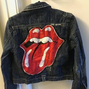 Vintage Rolling Stones Jean Jacket